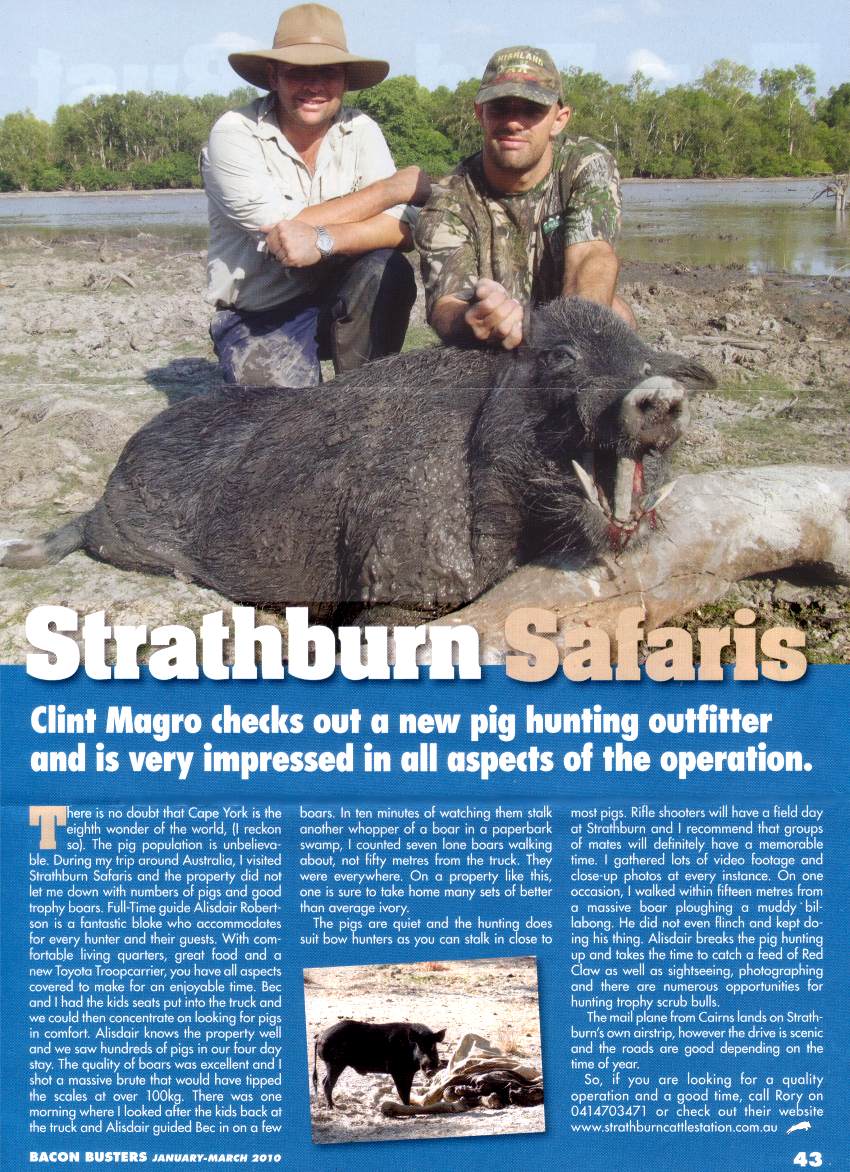 Expert Review in Bacon Busters Jan 2010 - Click to go back 